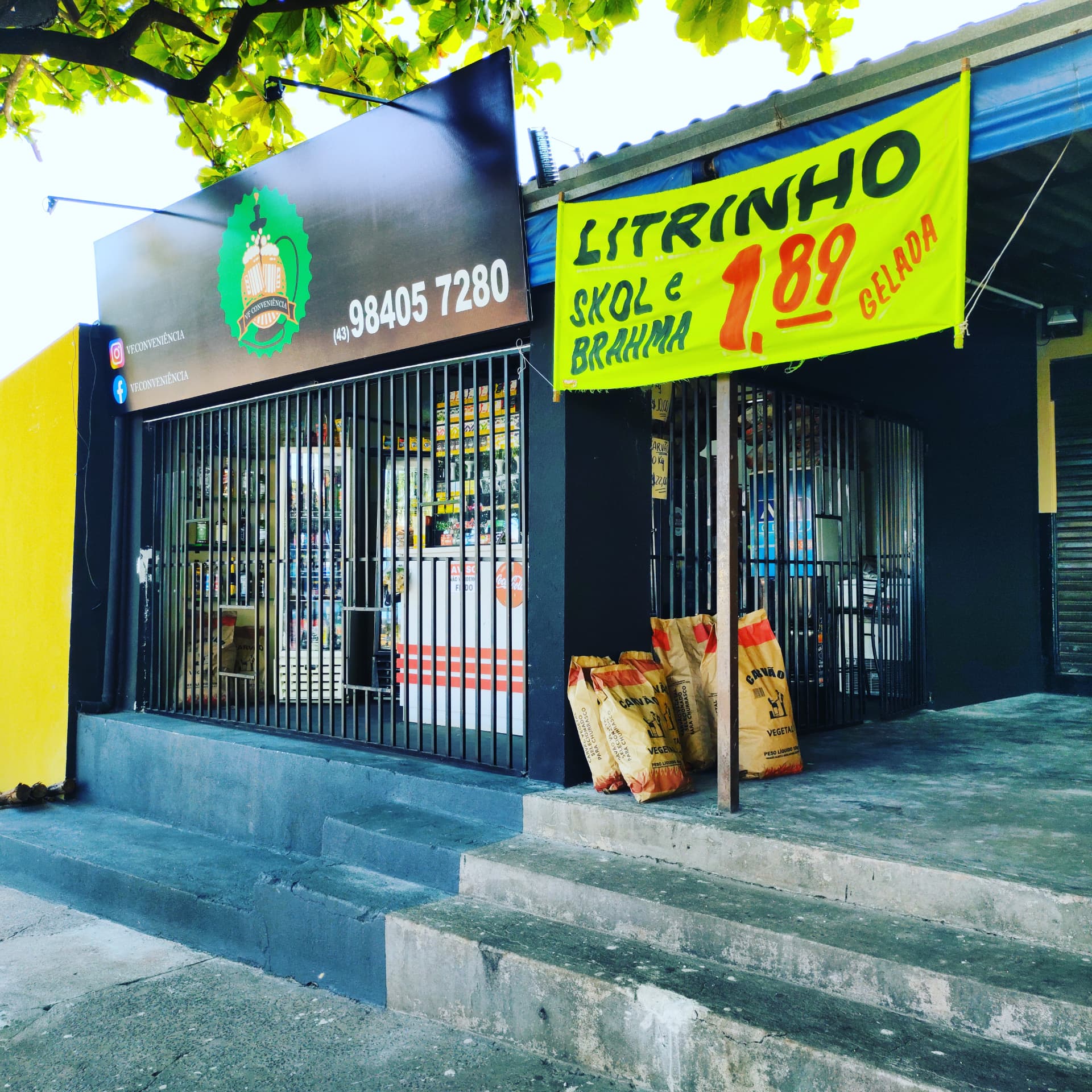 Fachada da VF Conveniência em Londrina